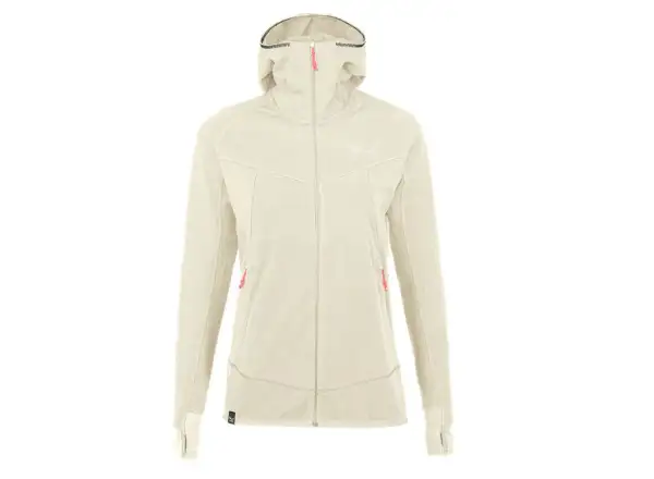Salewa Puez Hybrid Polarlite dámska mikina Oatmeal Melange