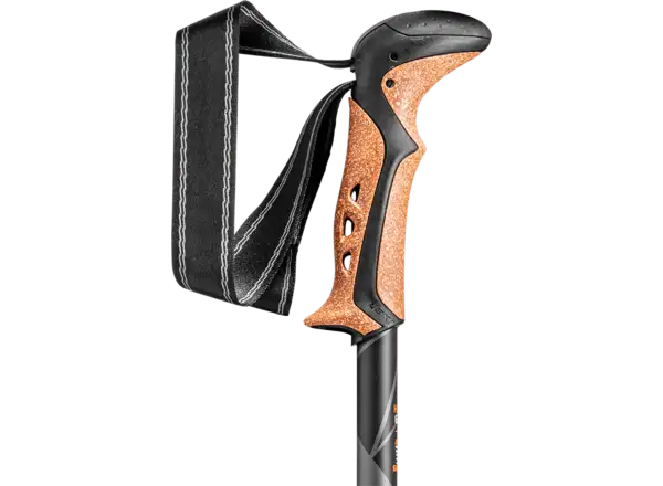 Leki Khumbu AS trekingové palice Anthracite/Orange veľ. 110 - 145cm