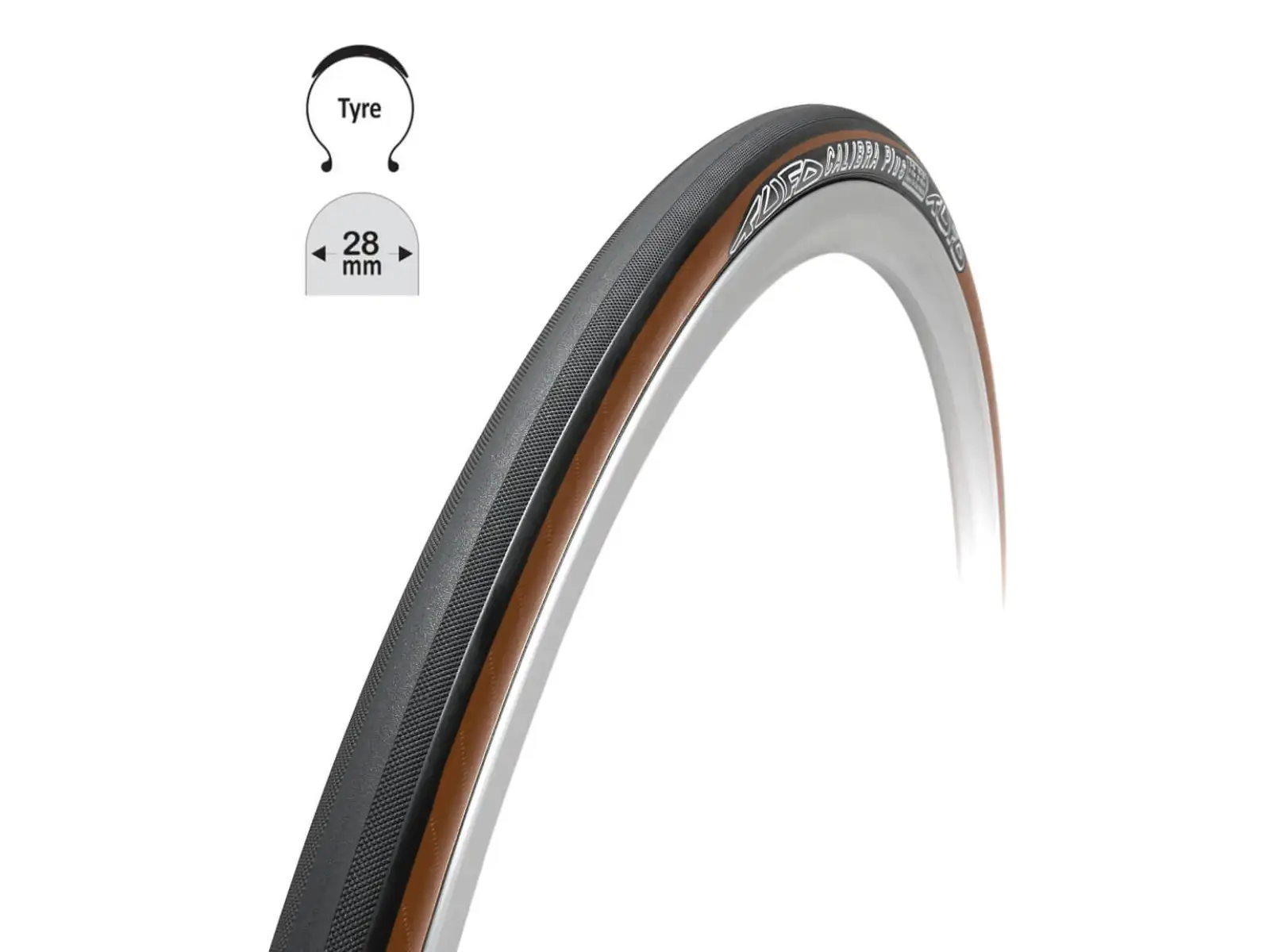 Tufo Calibra Plus 700x28c cestná plášť kevlar čierna/bežová