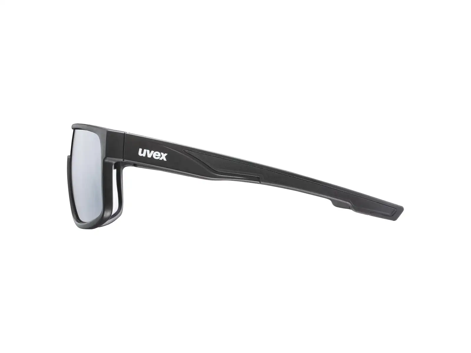 Uvex LGL 51 cyklistické okuliare Black Mat/Mirror Silver