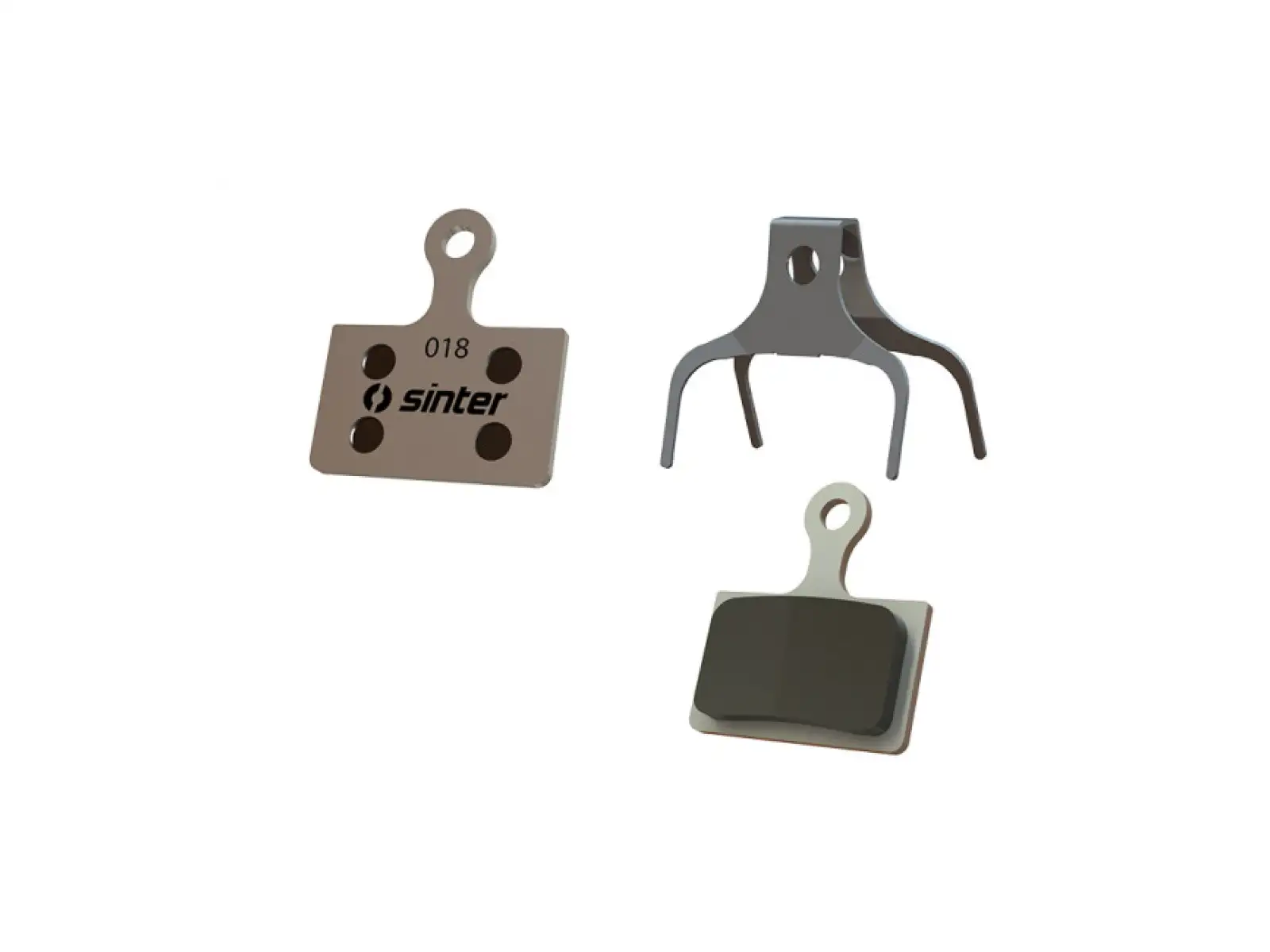 Sinter Shimano K Typ brzdové doštičky semi-metal čierna
