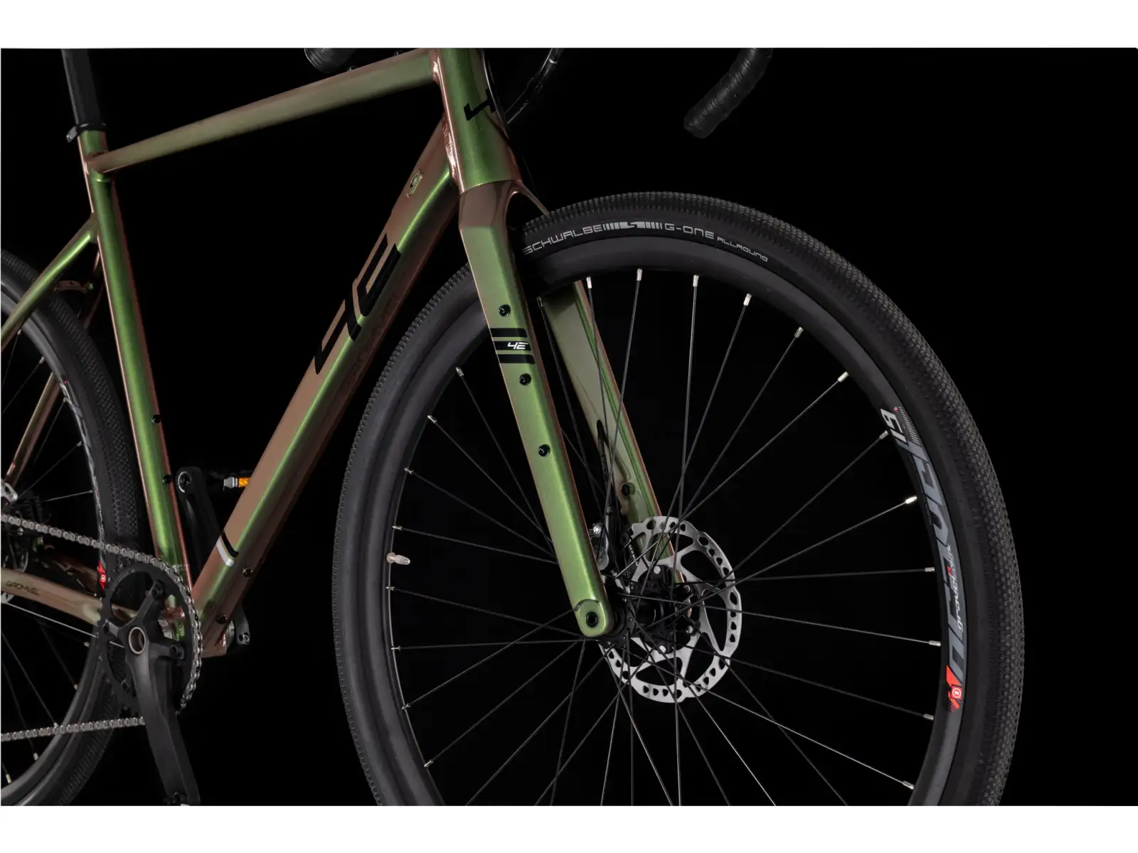 4Ever Gromvel Elite gravel bicykel Green dragon