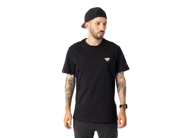 Dynafit 24/7 Graphic pánske tričko krátky rukáv Black Out/trail Crew