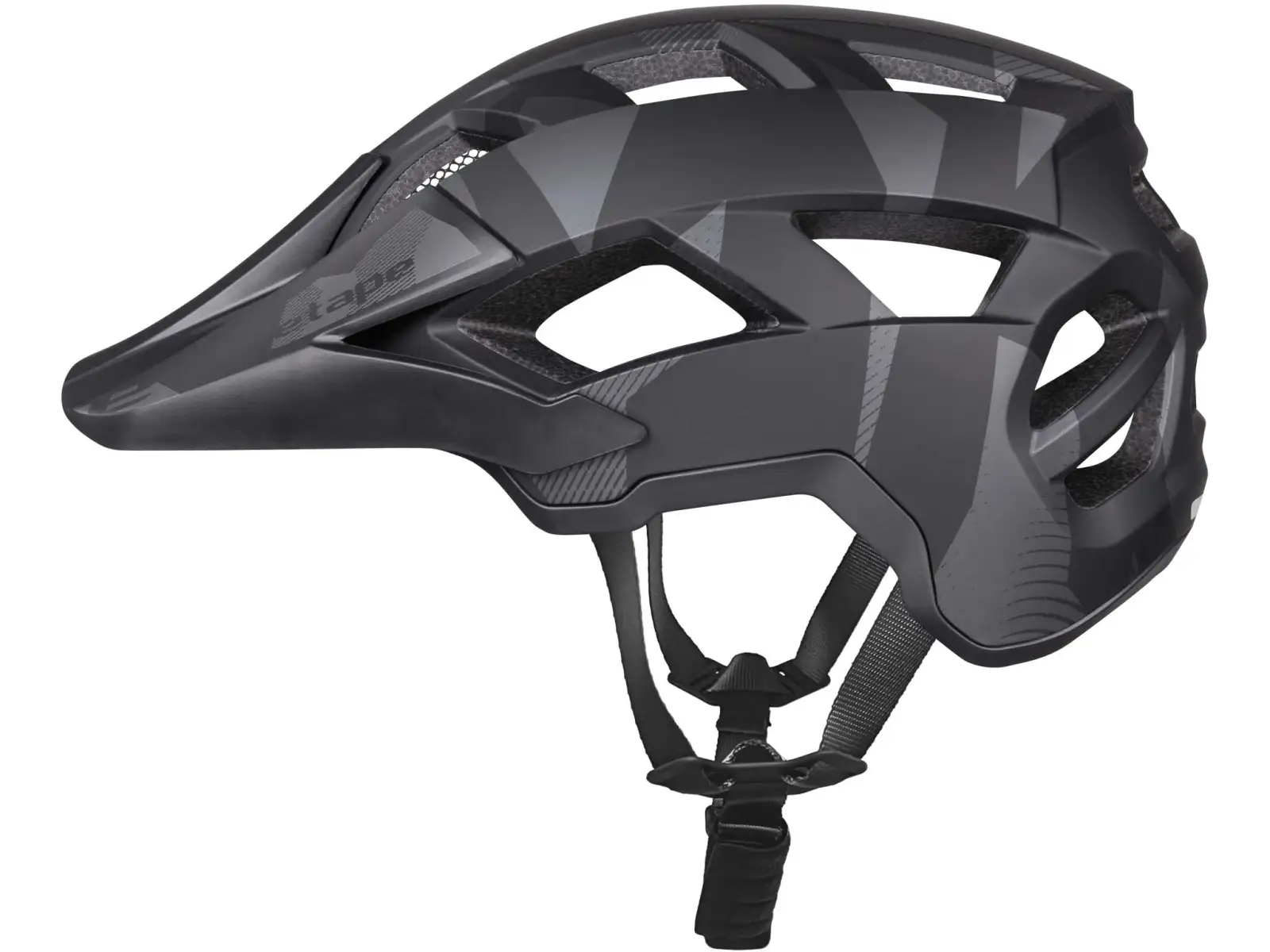 Etape X-Ray cyklistická prilba čierna/sivá matná