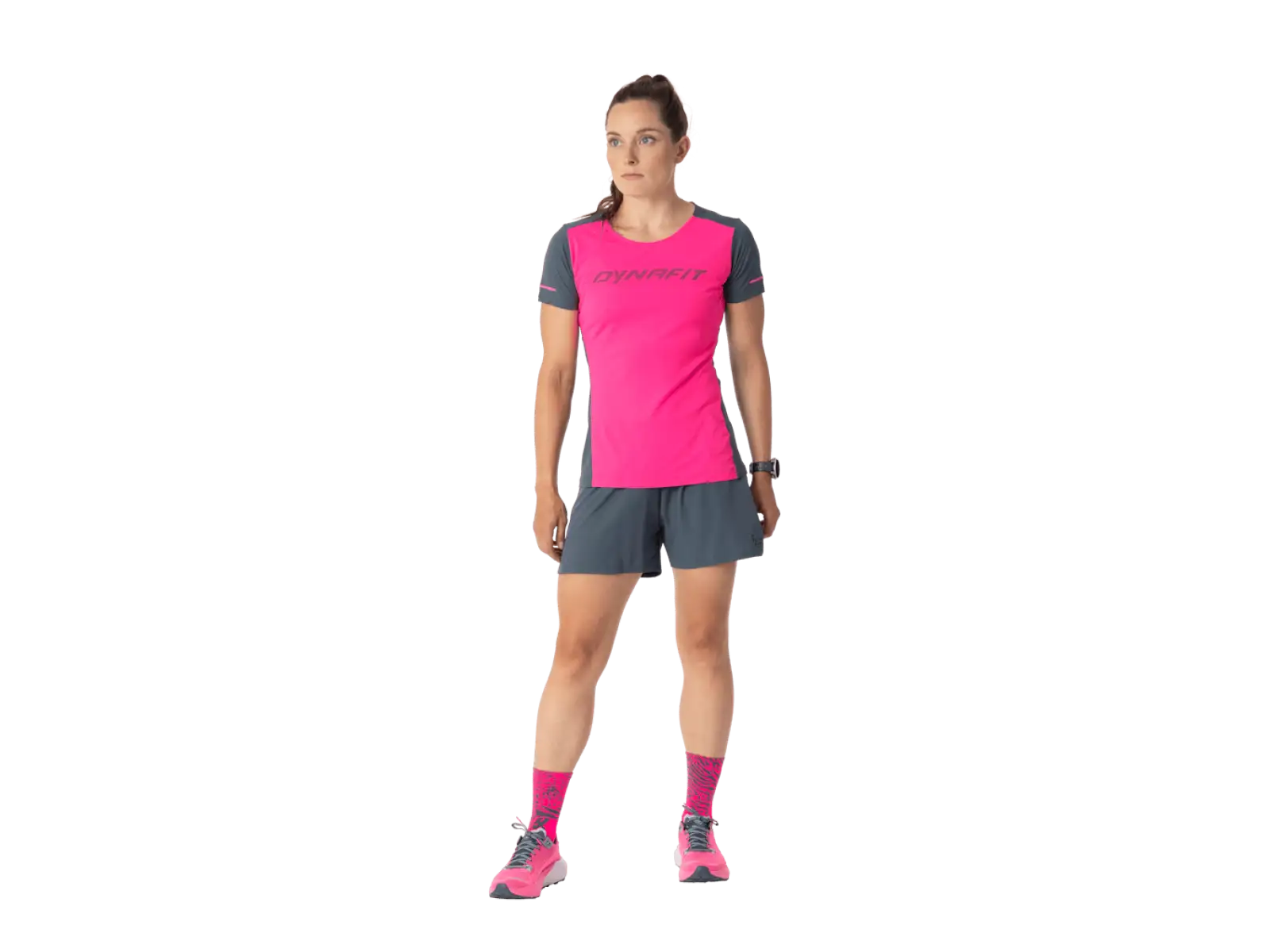 Dynafit Alpine 2 dámske tričko krátky rukáv Pink Glo