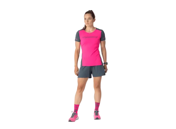 Dynafit Alpine 2 dámske tričko krátky rukáv Pink Glo