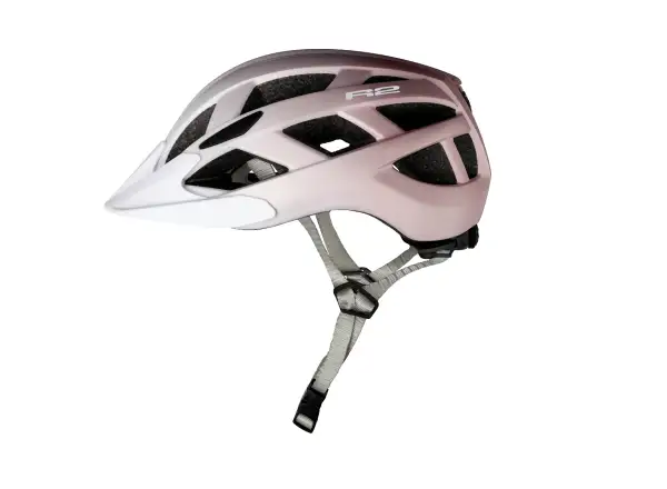 R2 Lumen cyklistická prilba biela/púdrová ružová