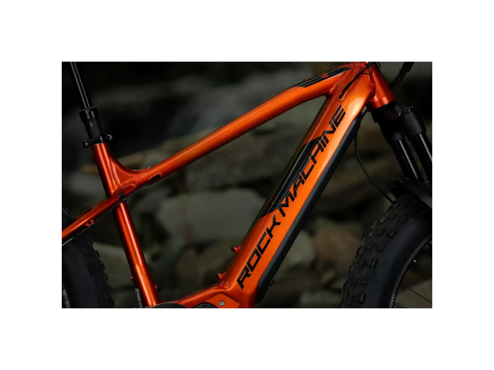 Rock Machine VYÖRY e90-26 fatbike elektrobicykel Metallic Orange/Black VZORKA
