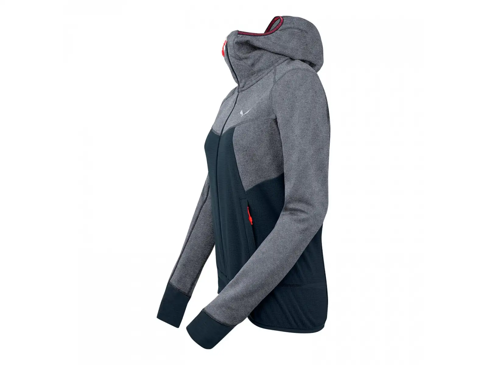 Salewa Puez Hybrid Polarlite Full Zip dámska mikina Navy Blazer Melange