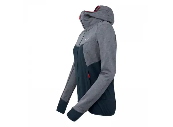 Salewa Puez Hybrid Polarlite Full Zip dámska mikina Navy Blazer Melange