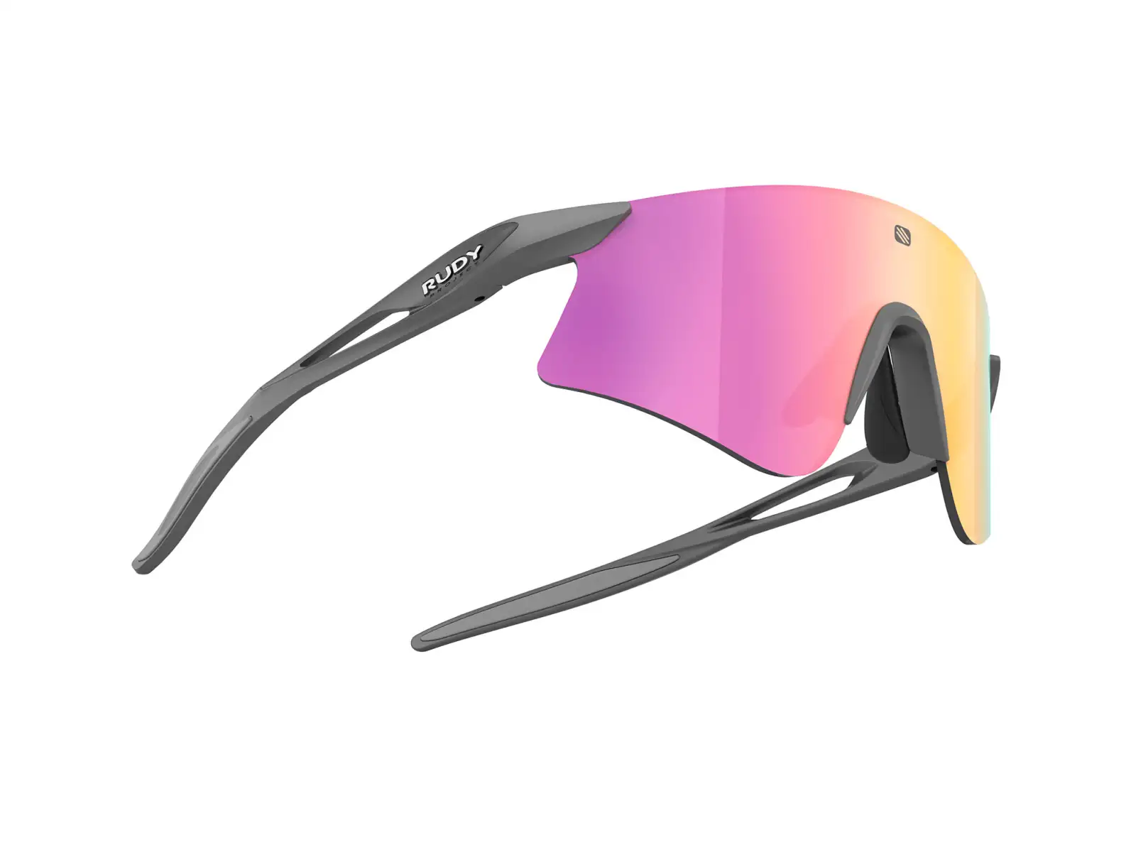 R2 Astral Glasses Grey Metal Titanium Matte