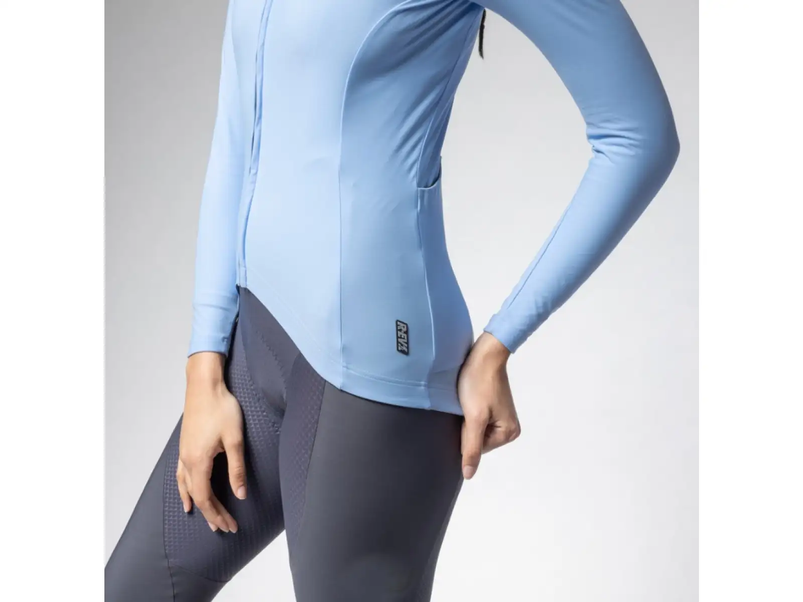 Alé R-EV1 Warm Race 2.0 dámsky zateplený dres dlhý rukáv Sky Blue