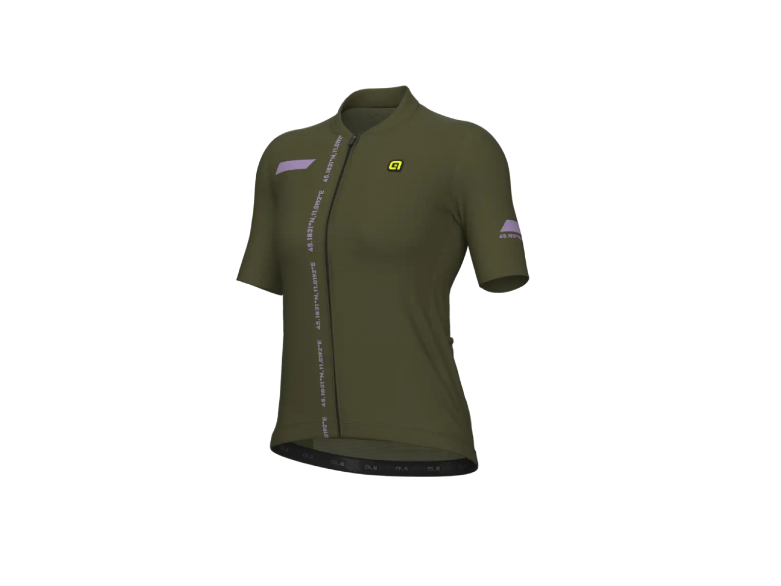 Alé PR-E Follow Me dámsky cyklistický dres krátky rukáv Military Green