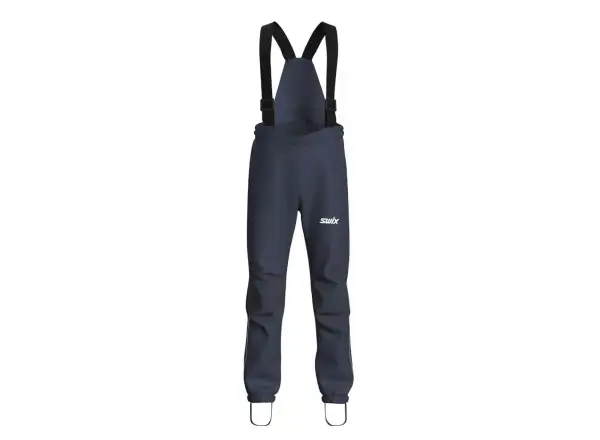Swix Blizzard bib detské nohavice s trakmi Dark navy