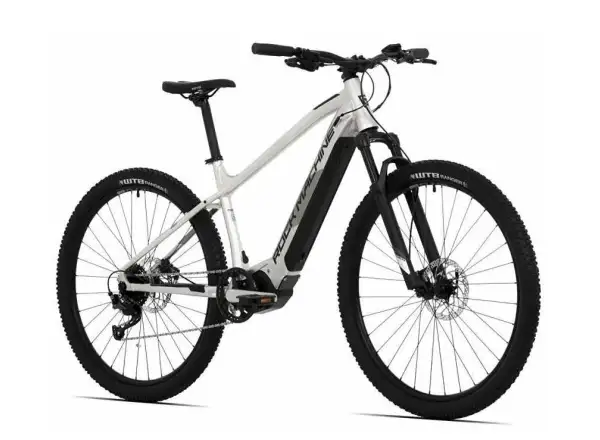Rock Machine Blizzard INT e30-29 Gloss Silver/Black celoodpružený e-bike