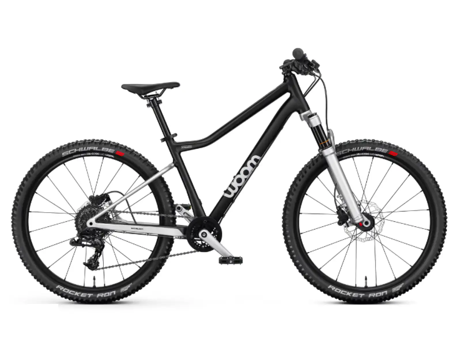 Woom 5 OFF Air Black 24 detský bicykel