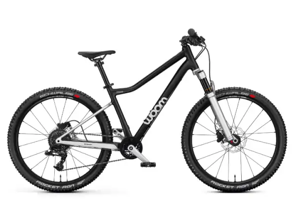 Woom 5 OFF Air Black 24 detský bicykel
