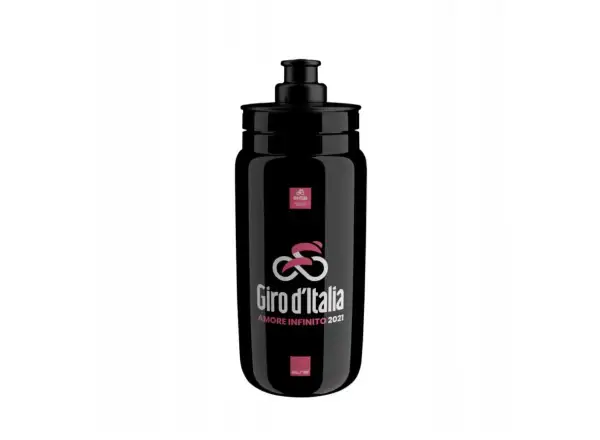 Elite Fly Giro D Italia fľaša 550 ml čierna mapa