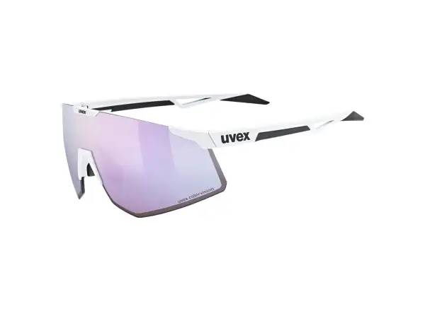 Uvex Pace Perform CV okuliare White Matt/Mir. Lav