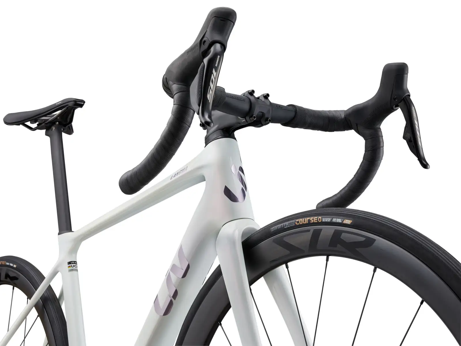 Liv Langma Advanced Pro 1 Pro Compact cestný bicykel Fancy White