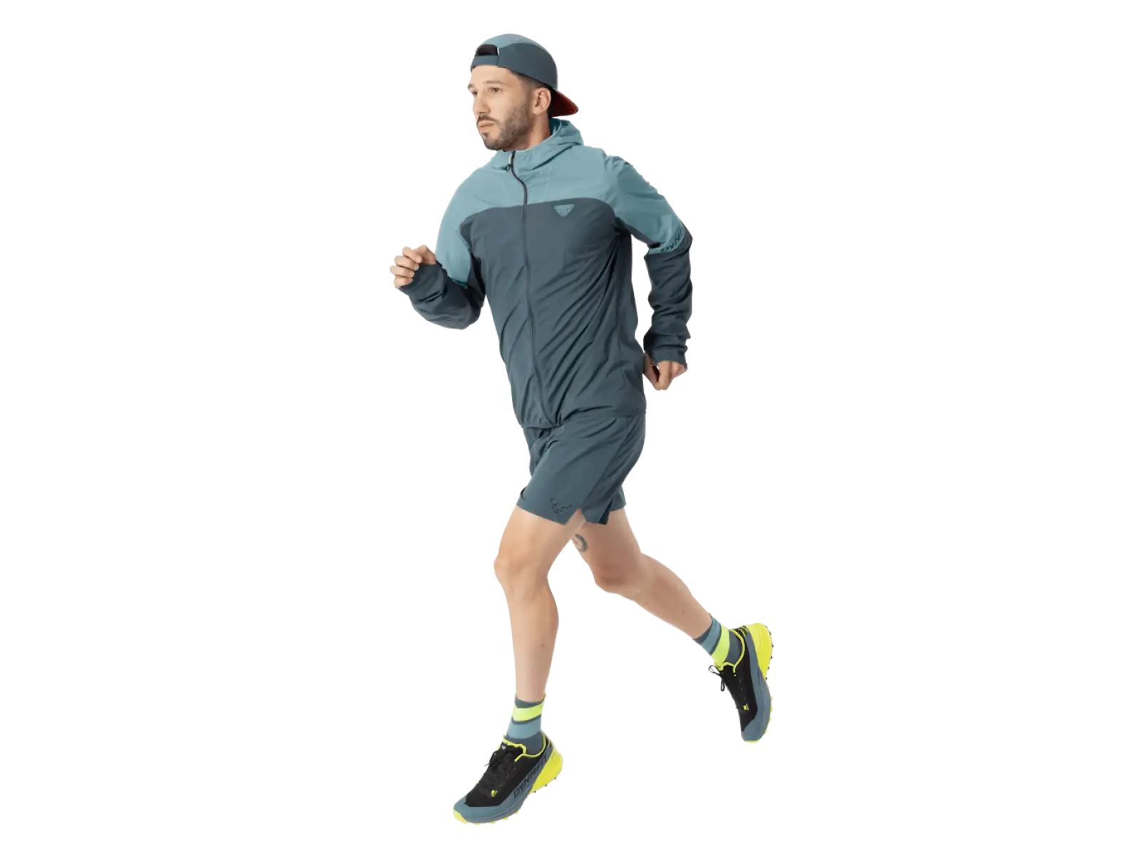 Dynafit Alpine Wind pánska bežecká bunda Smoke Blue