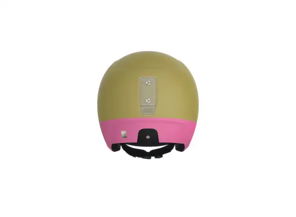POC Skull Dura Jr lyžiarska prilba Olivine Green Matt/Thulite Pink Matt