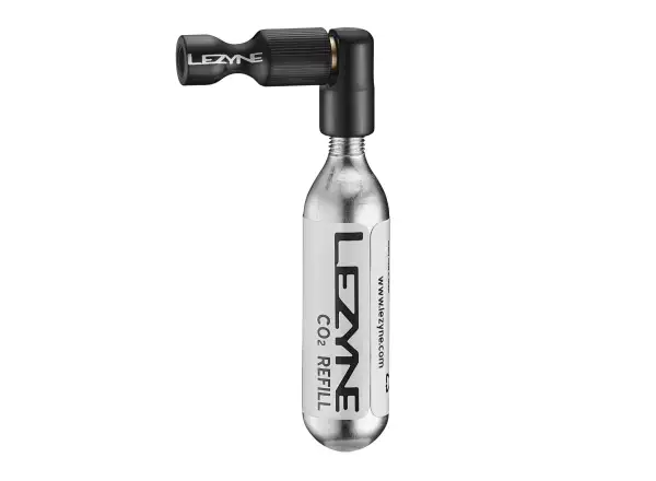 Lezyne Trigger Drive CO2 hlavica k bombičkovej pumpe black/hi-gloss