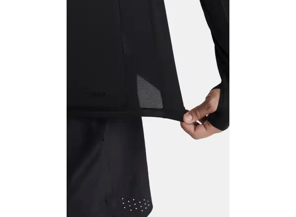 Craft ADV SubZ pánske bežecké tričko dlhý rukáv čierna