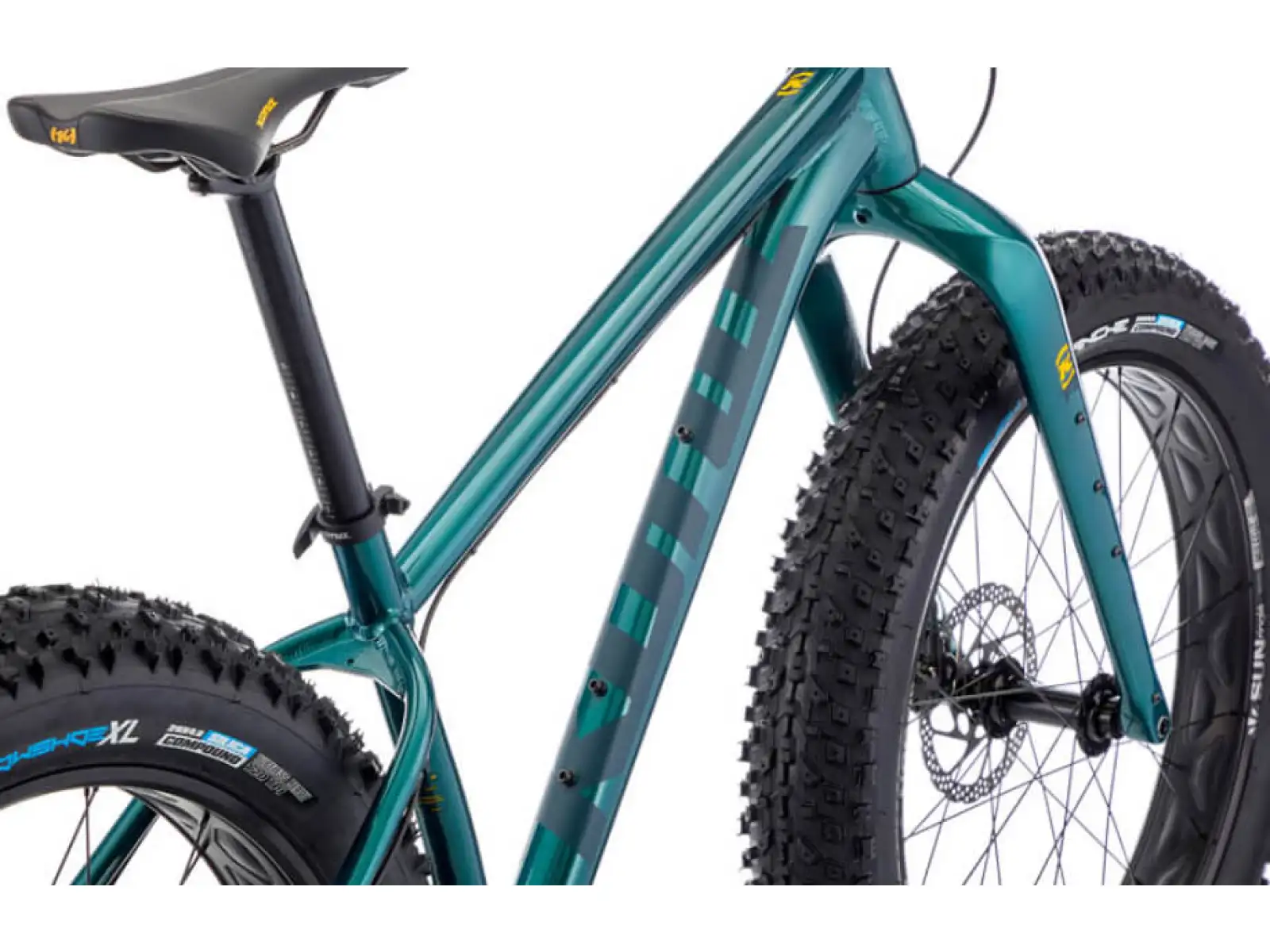 Kona Woo Satin Jeep Green Fat Bike