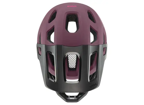 Uvex React JR Fullface MTB prilba Cranberry matt