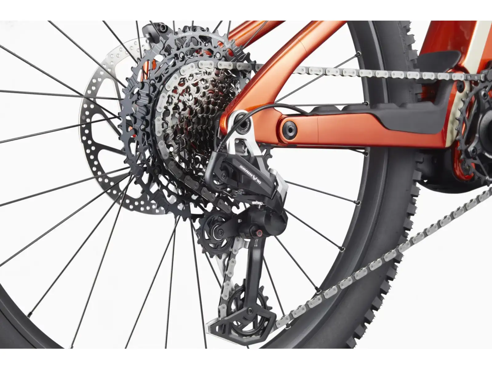Cannondale Moterra Carbon LT 1 celoodpružený elektrobicykel Fire Orange (FOR)