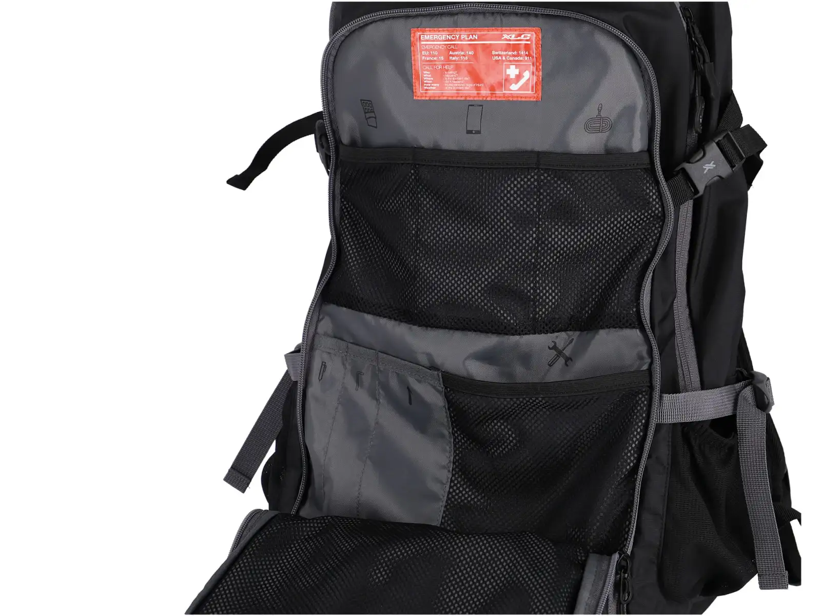 XLC BA-S98 E-Bike batoh 28 l čierna/sivá