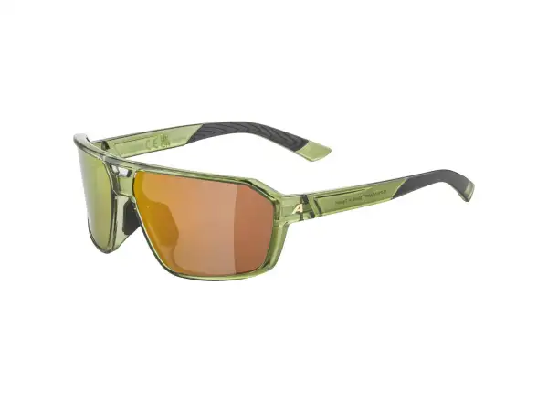 Alpina Swift okuliare Green Transparent Gloss