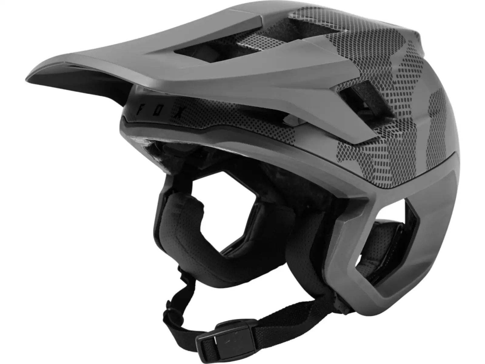 Fox Dropframe Pro Camo prilba Grey Camo