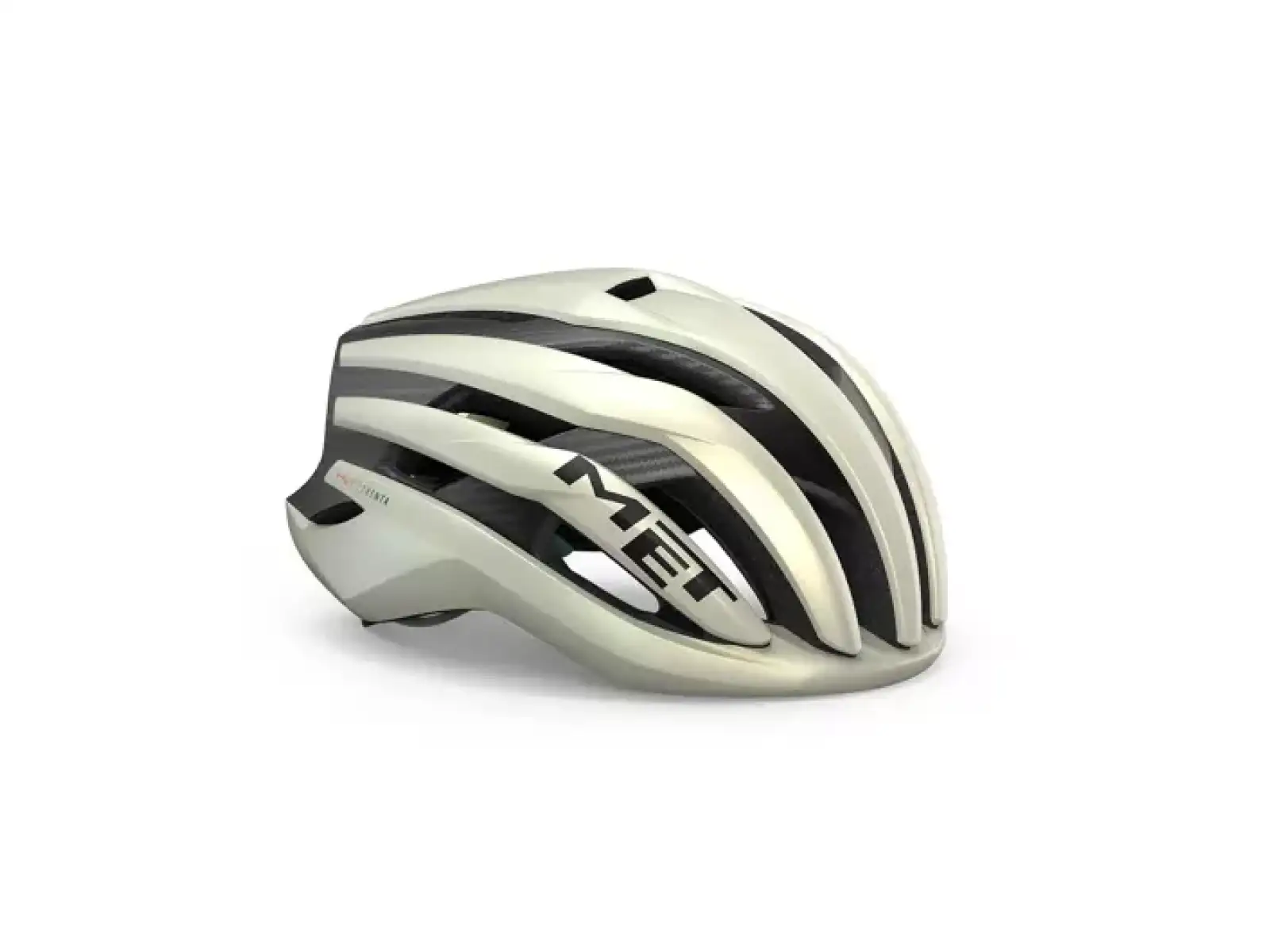 Cyklistická prilba MET Trenta 3K Carbon MIPS Vanilla Ice Gold
