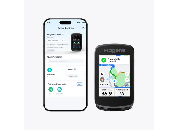 Magene C606 V2 GPS cyklopočítač