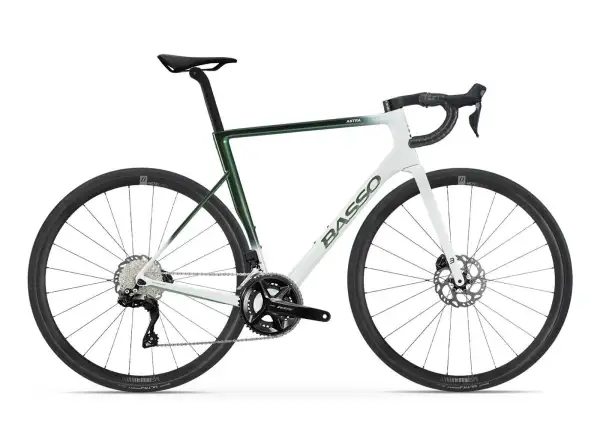 BASSO Astra Disc 105 Di2 + Microtech MrLite cestný bicykel Pop green