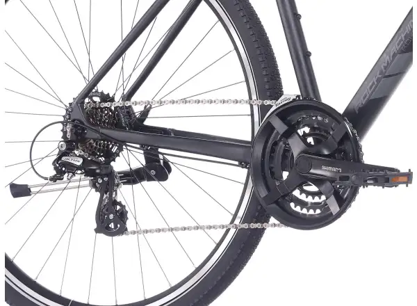 Rock Machine Rokk 30 trekingový bicykel Matte Black