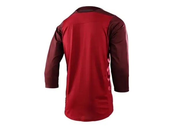 Troy Lee Designs Ruckus Pánske tričko s 3/4 rukávmi Camber Oxblood Jersey