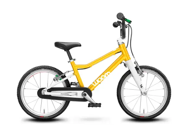 Woom 3 Yellow 16 Detský bicykel
