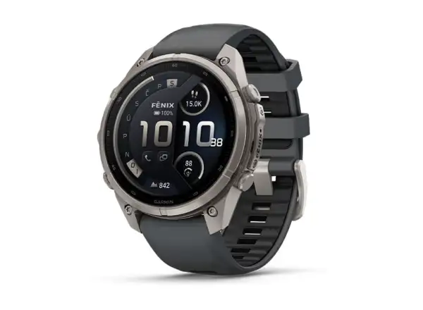 Garmin Fénix 9 Pro inReach 47 mm inteligentné hodinky Titanium Graphite/Black