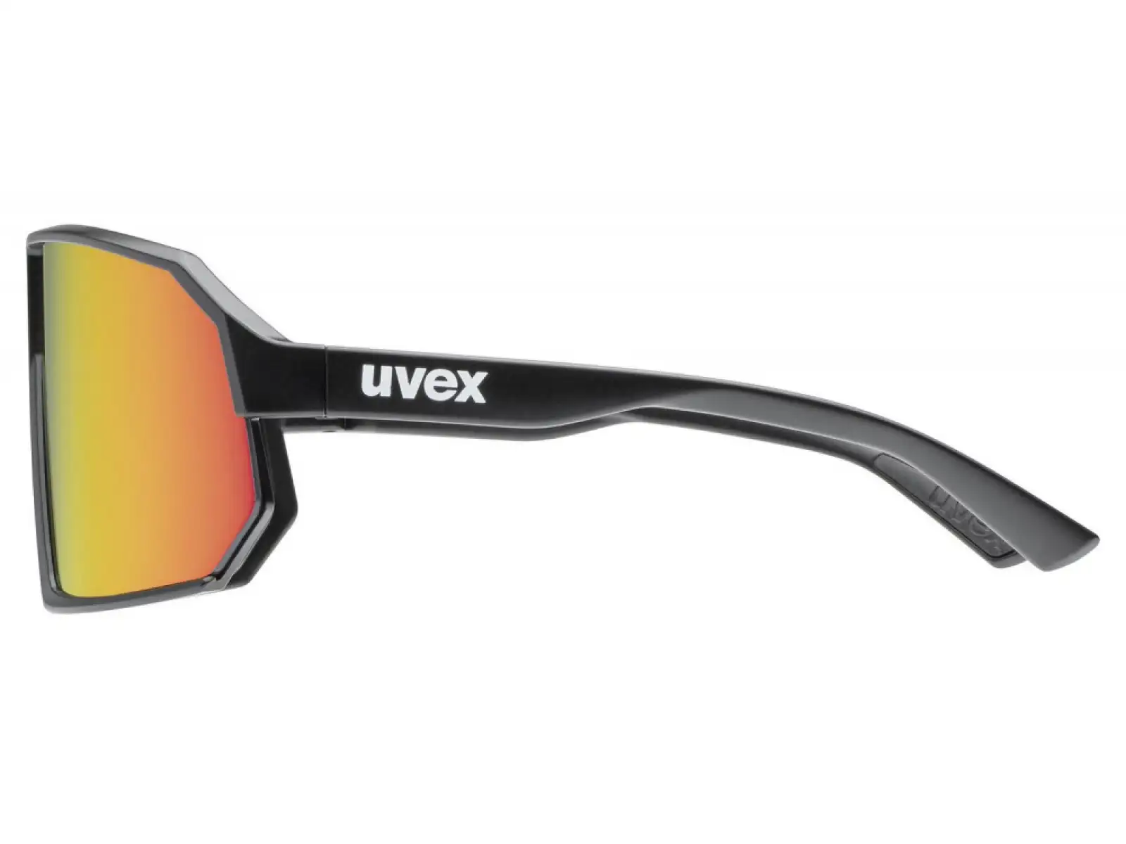 Uvex Sportstyle 237 okuliare Black Matt/Mirror Red