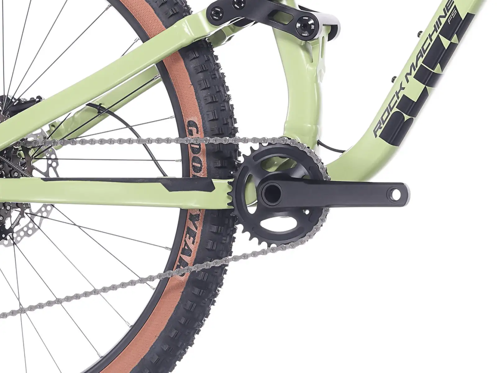 Rock Machine Blizz FS 50-27 horský bicykel Matte Jade Green