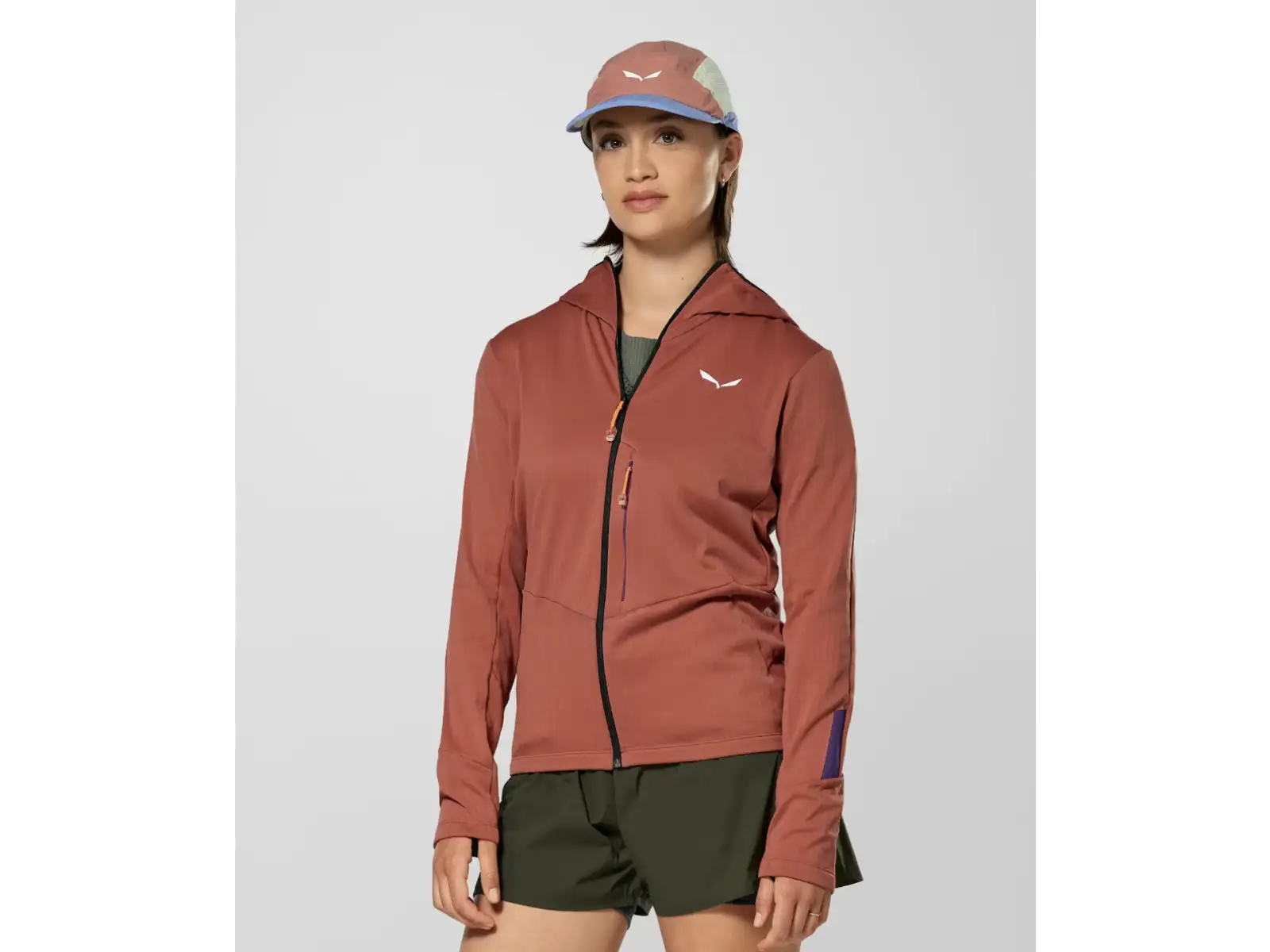 Salewa Pedroc 3 Hooded dámska mikina Etruscan Red