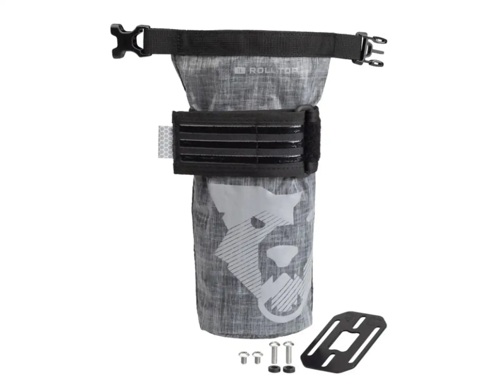 Wolf Tooth TekLite Roll Top Bag taška s adaptérom 1 l sivá