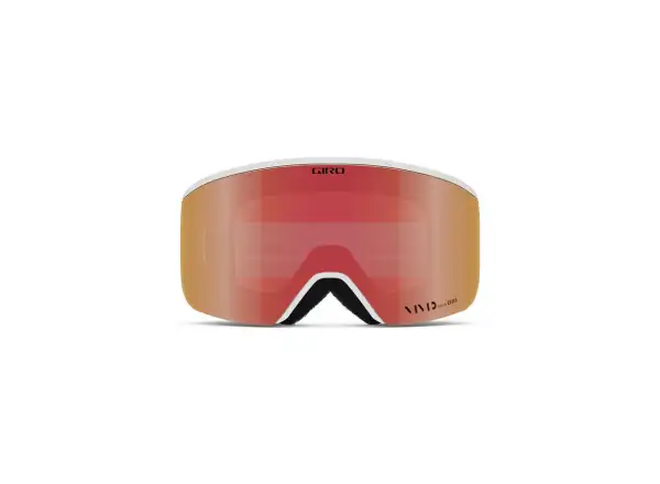 Pánske lyžiarske okuliare Giro Axis White Wordmark Vivid Ember/Vivid Infrared