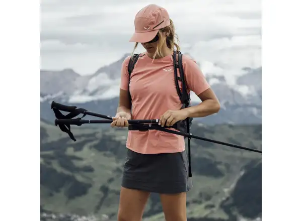 Salewa Puez Aluminum Pro turistické palice Hot Neon Orange