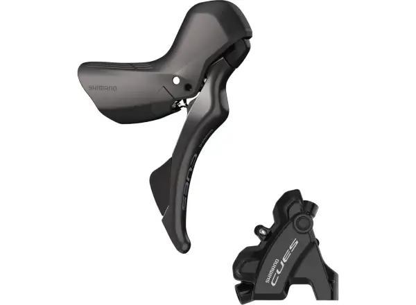 Shimano CUES BR-U6030 + ST-U6030 kotúčová brzda zadná (pravá páka), J-kit, polymer