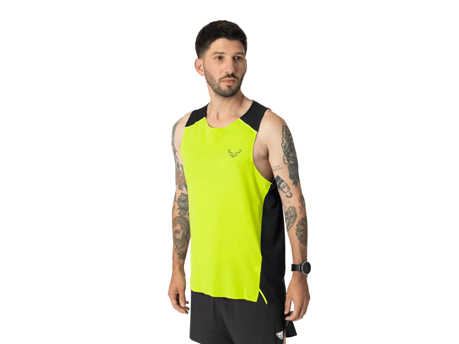 Dynafit DNA pánske tričko bez rukávov Ultra Yellow