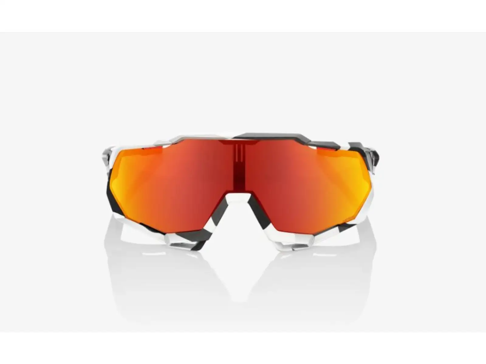 100% slnečné okuliare SPEEDTRAP HiPER Red Multi so zrkadlovými sklami sivá kamufláž